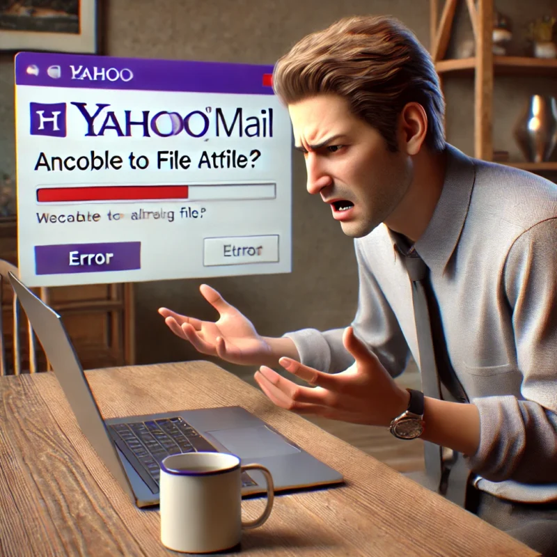 Por qué Yahoo no me deja adjuntar archivos