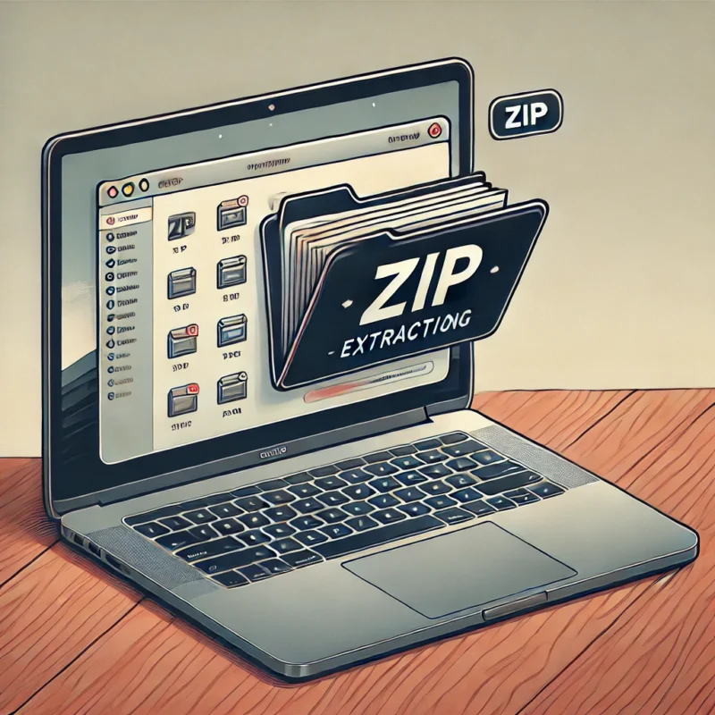 Cómo abrir zip en mac para descomprimir