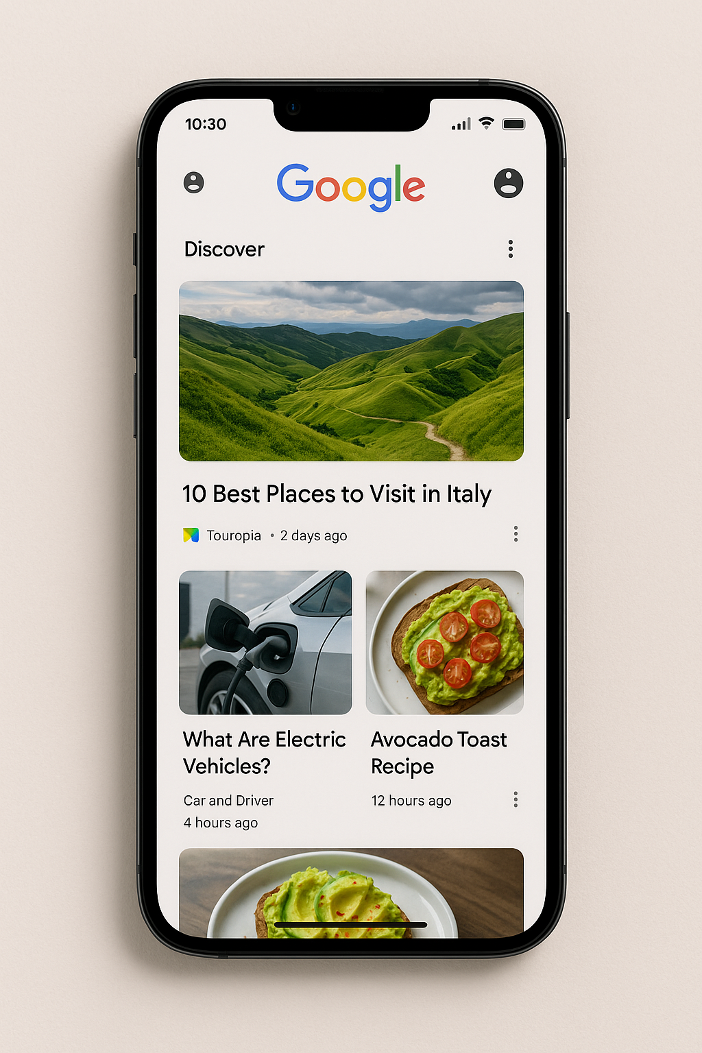 aparecer en Google Discover