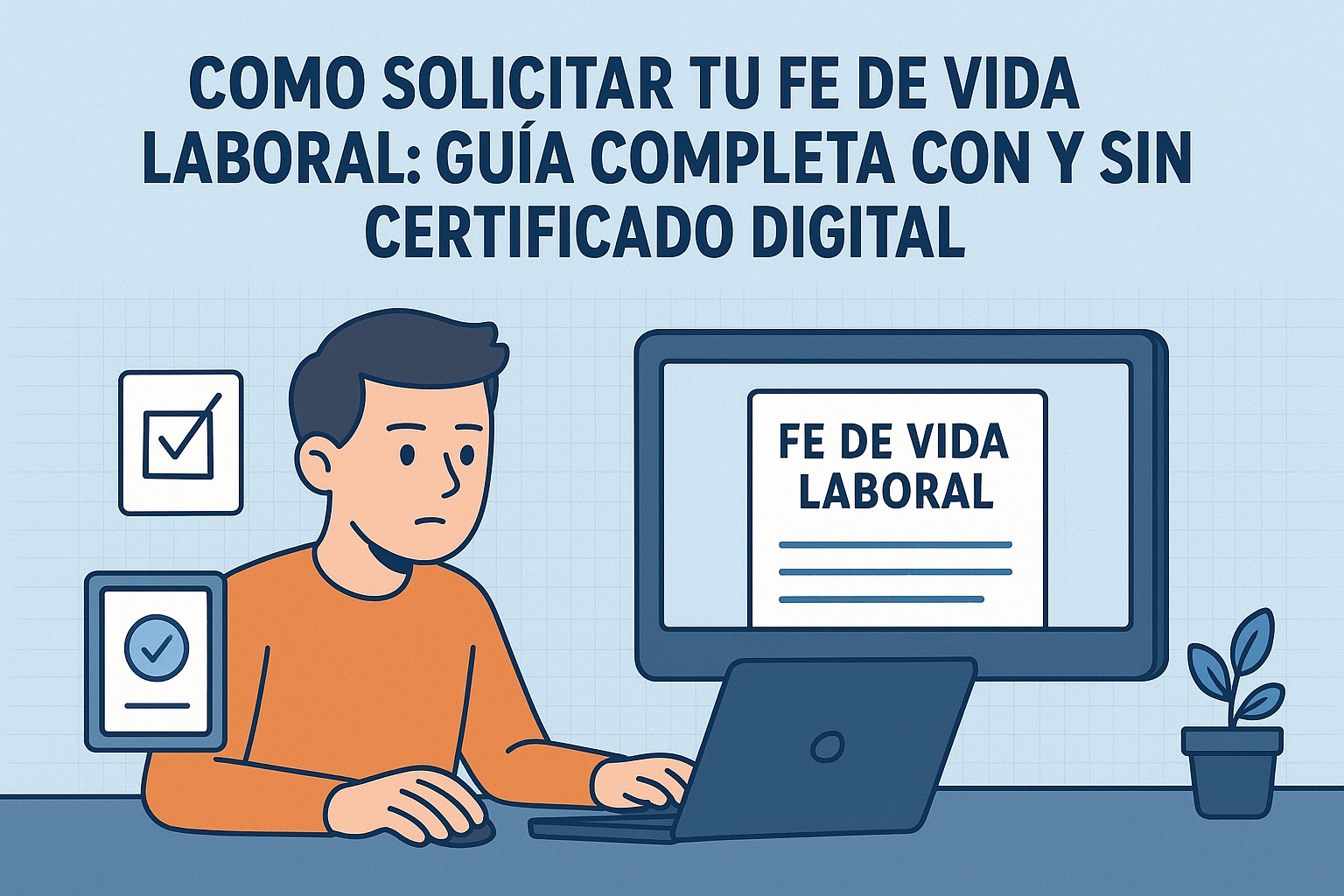 Cómo Solicitar tu Fe de Vida Laboral: Guía Completa con y sin Certificado Digital