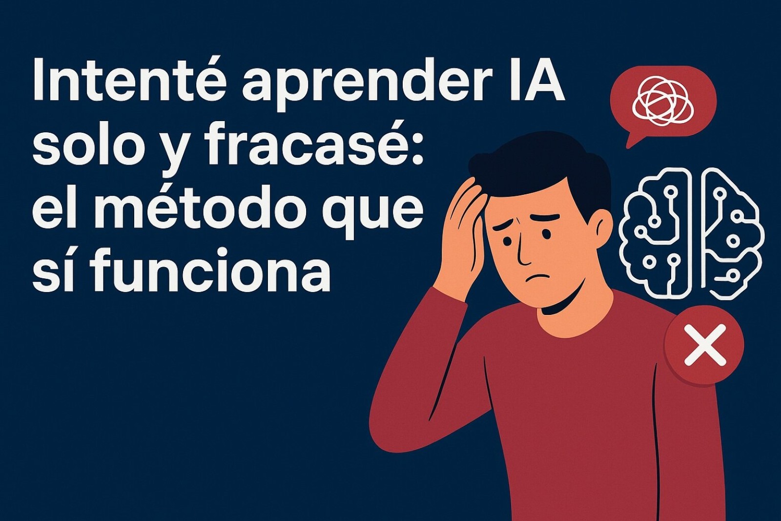 Intenté aprender IA solo y fracasé