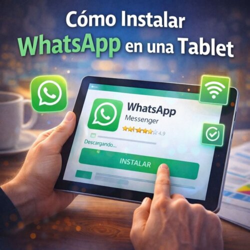 cómo hago para tener whatsapp en mi tablet sin chip