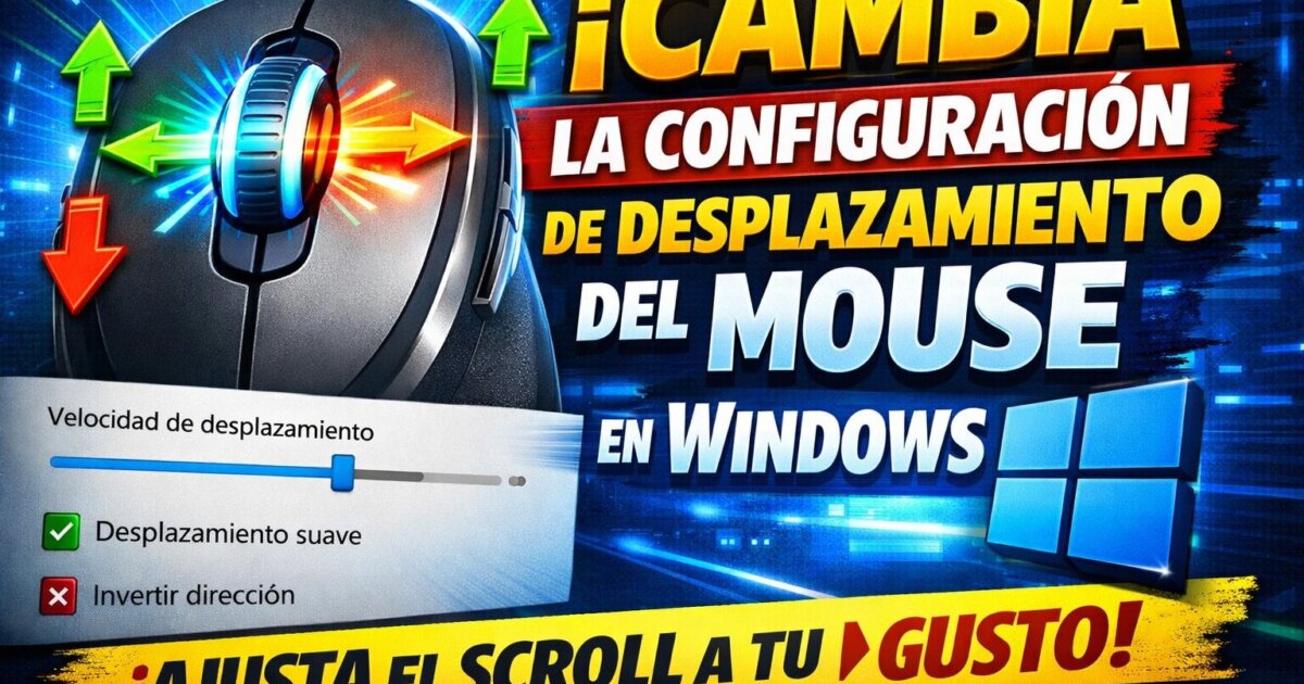 Cambiar la configuración de desplazamiento del mouse en Windows