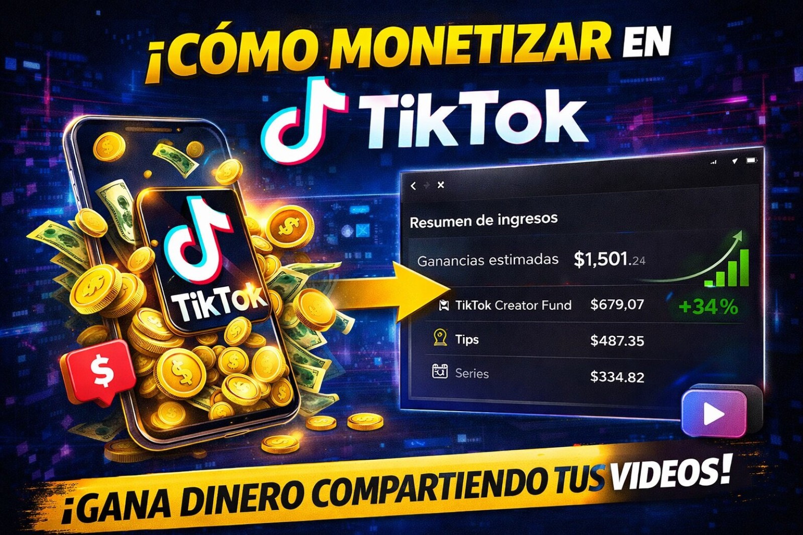 cómo monetizar en tiktok