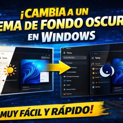 cambiar fondo negro a blanco en windows